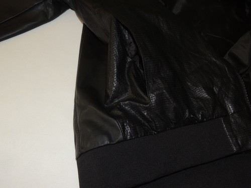 Guess Faux - leather full zip Bomber jacket size M - Picture 9 of 9
