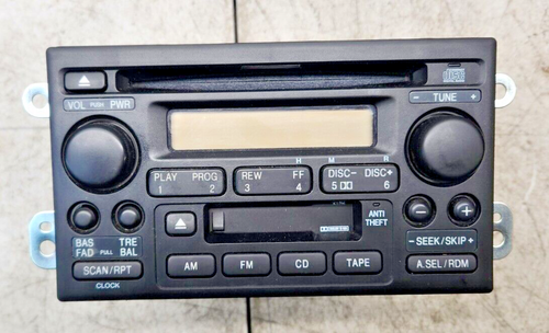 2003-2006 Honda CRV Radio 6 Disc CD Player Changer Head Unit Stereo W Code OEM