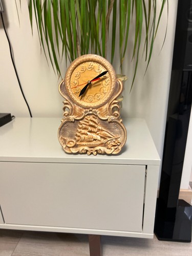 Unique Handmade Wooden Wall Clock With Ship, Vintage Decor, Original Silent - Picture 11 of 24