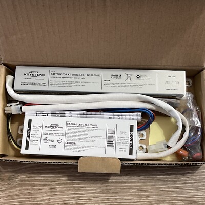 Keystone KT-EMRG-LED-12C-1200-K1 LED Emergency Back-up Driver Kit, NEW!! 2020