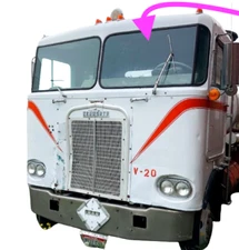 Fits 1965-1999 Kenworth K100 Front left Driver Side windshield, Windscreen Glass