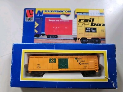 LIFE-LIKE N SCALE MAINE CENTRAL MEC 10047 MODERN EFFICIENT CUSHIONING BOX CAR FS