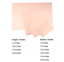 FR4 Copper Clad Plate Laminate PCB Printed Circuit Board CCL Single/Double Sided