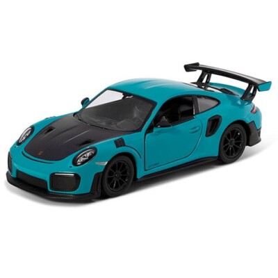 Porsche 911 (991) GT2 RS 1/36 mit Rückziehmotor, Blau - Kinsmart KT5408