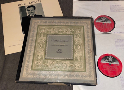 Angel ed1 (33CX 1499/50) ed1 Lipatti, piano: Last recital, Besancon BOOK, NO SAX