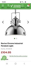   Industrial pendant lights in a chrome finish bargain £99.99  free uk 🇬🇧 p&p