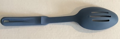 Pampered Chef 13" Blu Nylon Plastica Servizio da Cucina Cucchiaio Scanalato Skimmer (86ia - Foto 4 di 6
