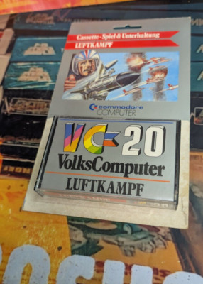 Luftkampf (1982) Commodore VIC 20 (Tape, Manual, Box/Blister) working 8-bit