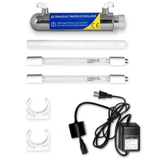 Ultraviolet Light Water Purifier Whole House  Sterilizer 6W 1GPM 1 Extra Bulb