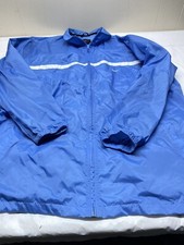Vintage Nike Windbreaker 2xl Black Tag Full Zip Track Jacket Blue