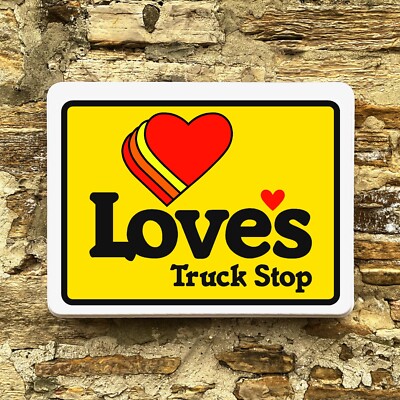 LOVE'S TRUCK STOP GAS STATION LED ILLUMINATED LIGHT BOX WALL SIGN GARAGE  TRAVEL