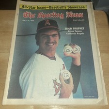 The Sporting News Magazine July 23, 1977 Football Basketball Hockey Baseball VTG