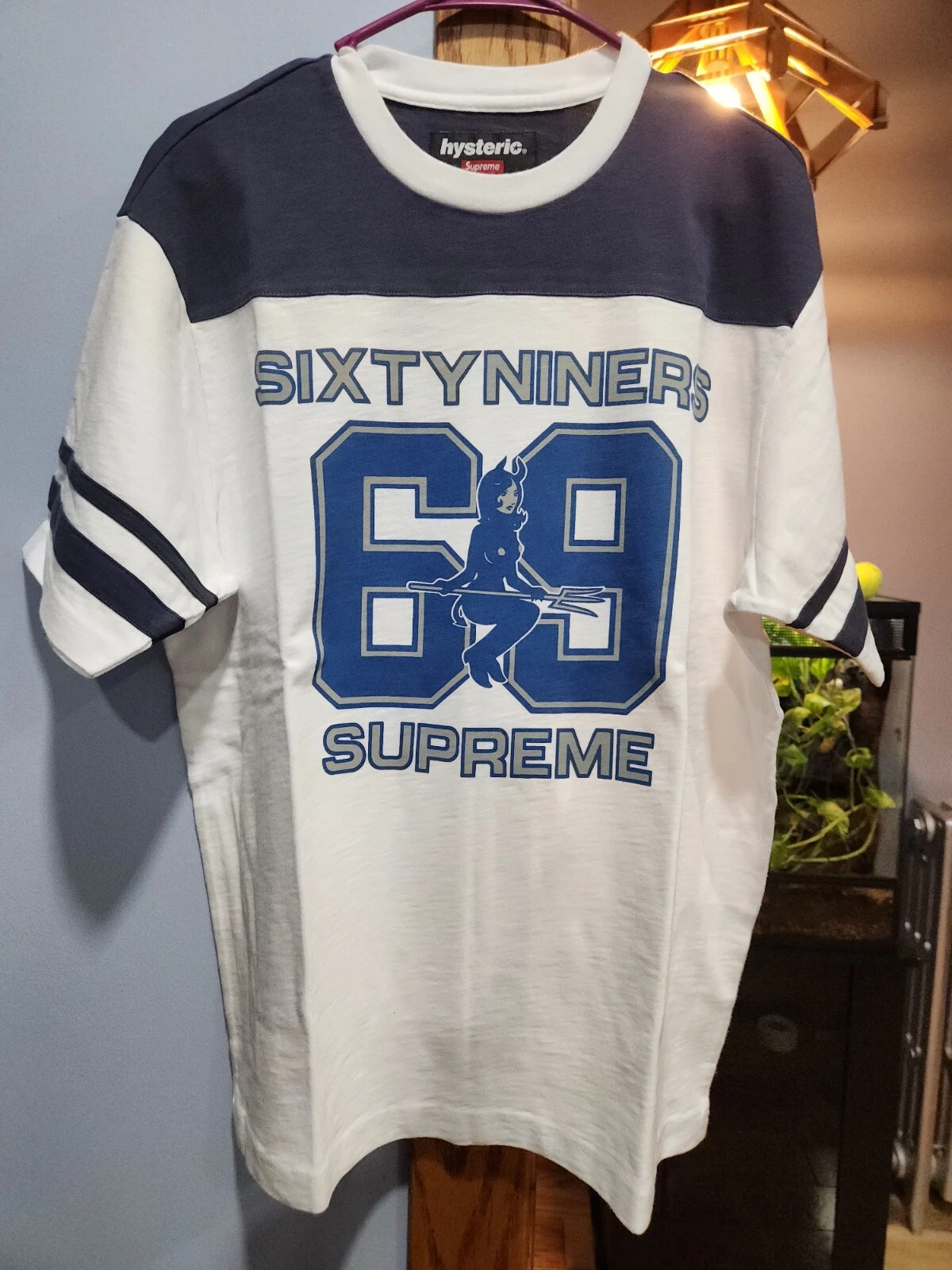 Haut de football Supreme Hysteric Glamour 69 taille M blanc