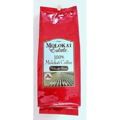 Molokai Estate 100% Moloka'i Coffee - Midnight Roast Whole Bean