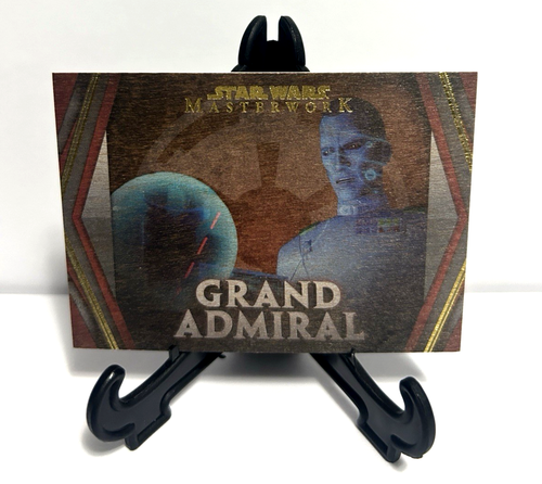 GRAND ADMIRAL 2024 Star Wars Masterwork Sending Fleet To Atollon * Wood 9/10 SP