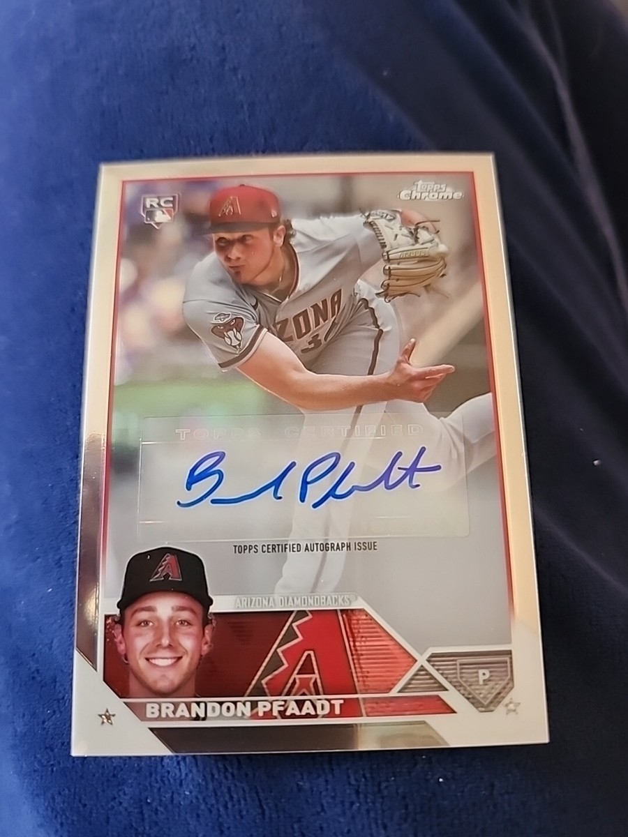 BRANDON PFAADT 2023 Topps Chrome Update AUTO DBACKS ROOKIE | eBay