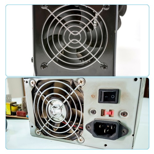 Stück 150mm Lüftergitter Metall Ventilator Grills Abdeckung Silber Ton - Bild 5 von 5