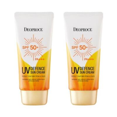 Deoproce UV Defence Sun Cream SPF50+ PA+++ 70ml*2Pcs - FREE SHIPPING