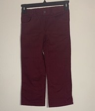Little Boys IZOD Long Burgundy Pants Size 4