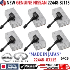NEW OEM NISSAN x6 Ignition Coils 22448-8J115 For 2001-2019 Nissan & Infiniti V6