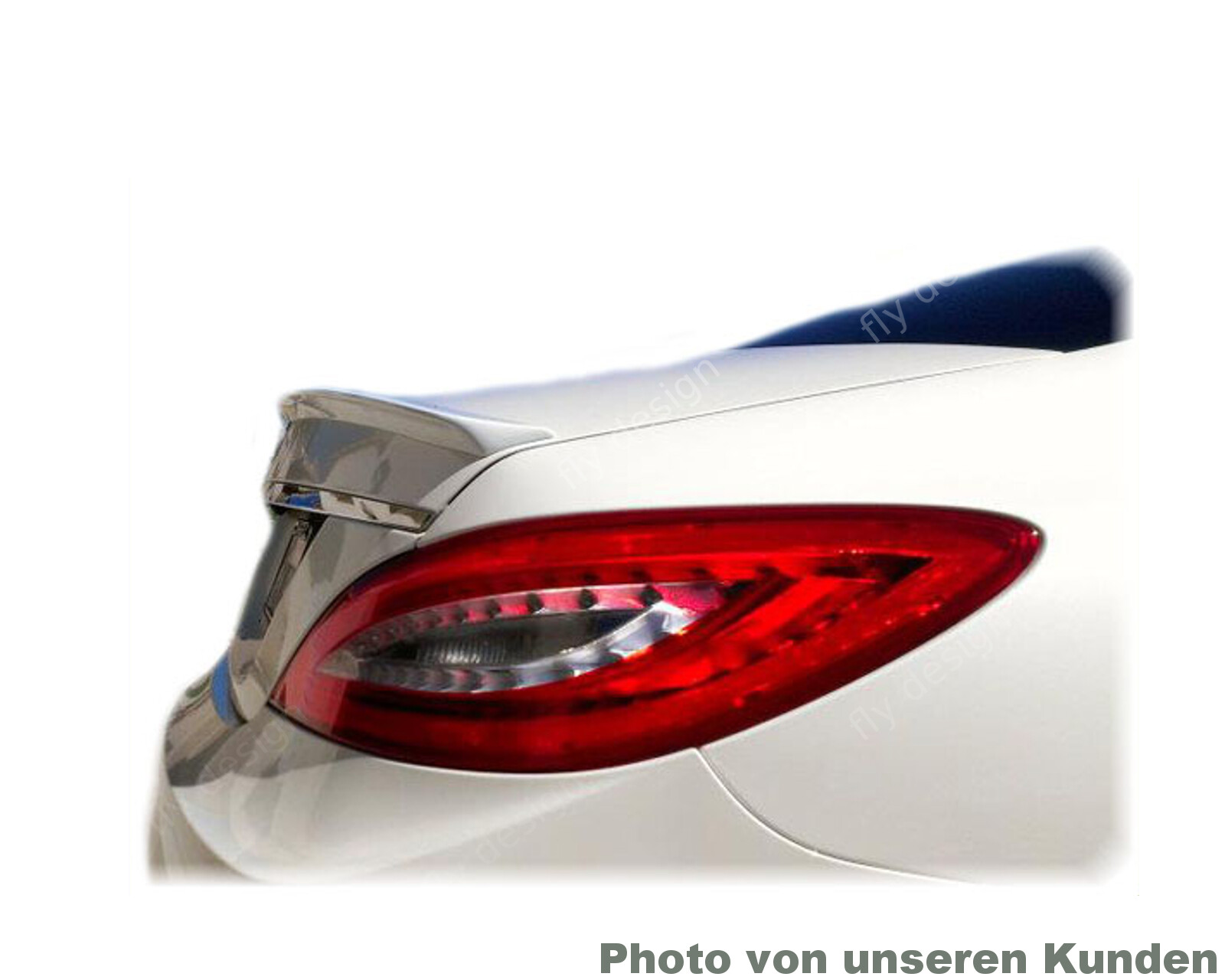 Fits MERCEDES CLS Tuning C218 Rear Spoiler Lip Trunk Lid Skirt