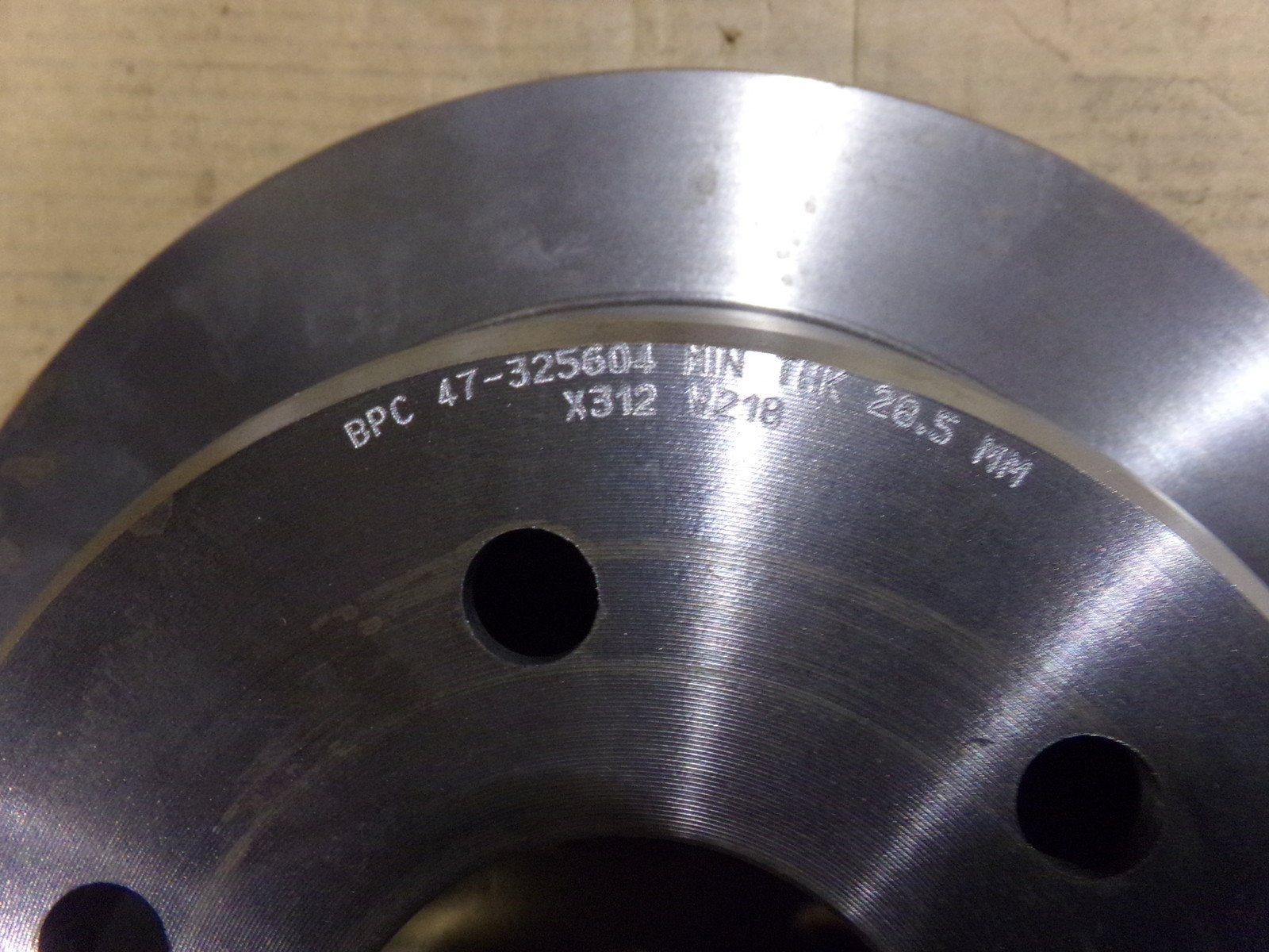 NEW Napa Brake Rotor 48880165 BPC 47325604 MIN THK 28.5mm x 312 W218