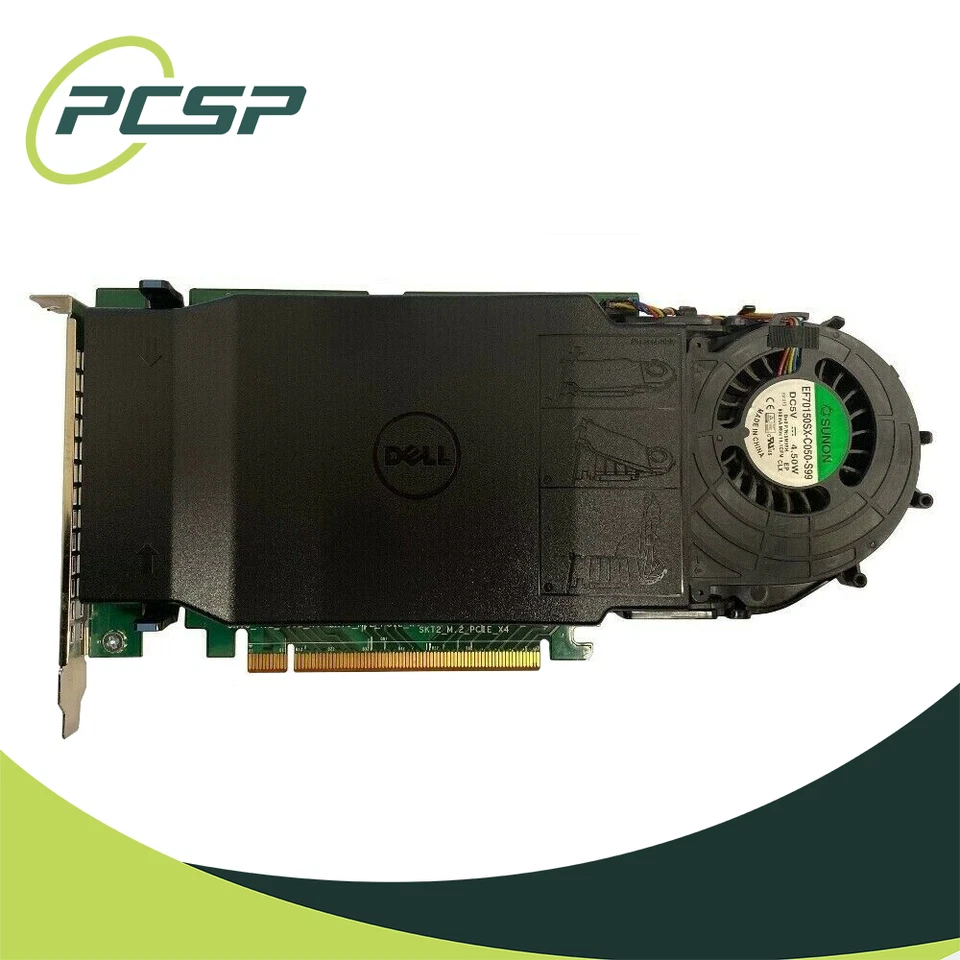 Dell Ultra SSD M.2 NVMe PCI-Express x16 Solid State Storage Adapter Card 6N9RH - Image 2 of 3