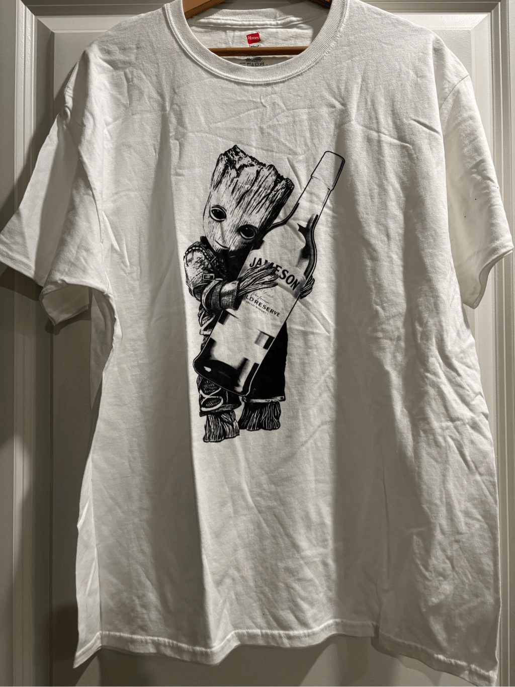 Groot Jameson Graphic Tee in Large - Soft Cotton Comfort Fit