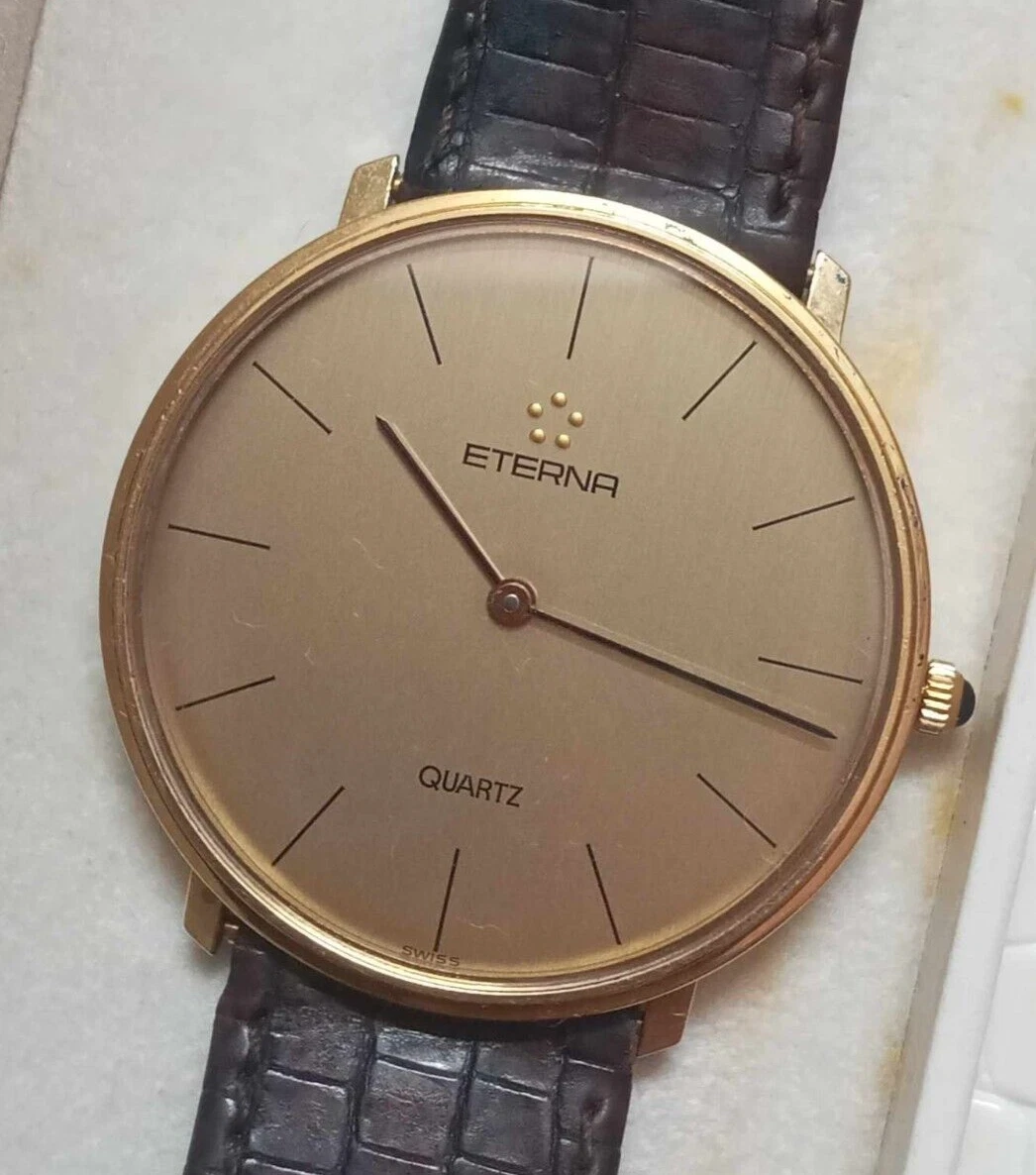 Eterna quartz hotsell watch gold