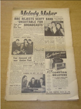 MELODY MAKER 1953 JULY 25 BBC RONNIE SCOTT SIDNEY SIMONE DINAH KAYE +