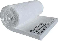 Ceramic Fiber Insulation Blanket - 2400F 8# 2" x 24" x 36" -  Wool Thermal