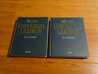 Readers Digest Universal Lexikon in 18 Bänden Band 1-2 2000 Roman Buch Lektüre