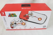 BRAND NEW Sealed PowerA Nintendo Switch Mario WIRED Controller And Slim Case ZZ