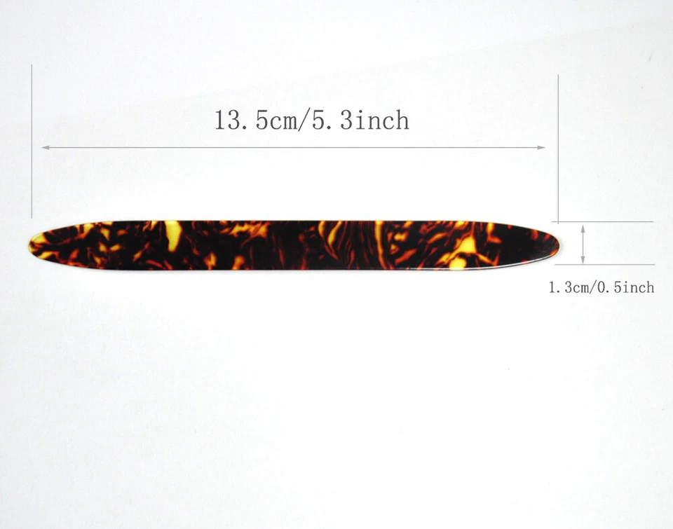 10Pcs Gauge 0.71mm Celluloid Strips Oud Pick Reeshe for Oud Qadim Brown Tortoise - Image 3 of 3