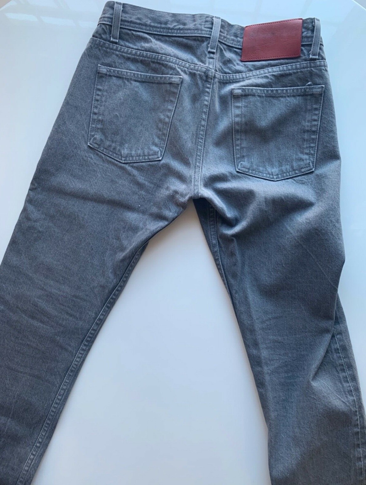 naked and famous grey selvedge