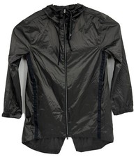 Oakley Performance Fit Full Zip Small Woman's Luxe Parka Dk Ash Wind  Rain Wear