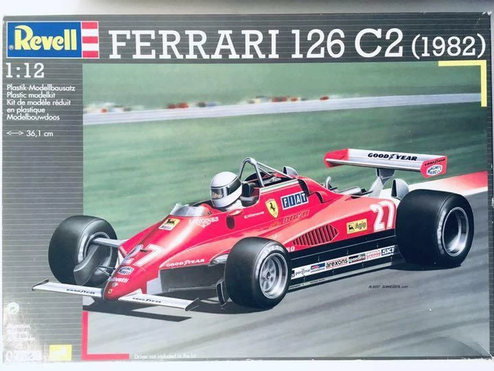 Genuine REVELL Original 1/12 Ferrari 126C2 FERRARI F-1 F1 1982 