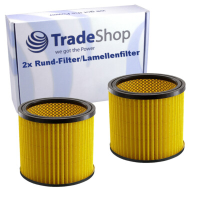 2x Patronen-Filter für Einhell RT-VC 1630 SA TE-VC 1820 TE-VC 1925 SA