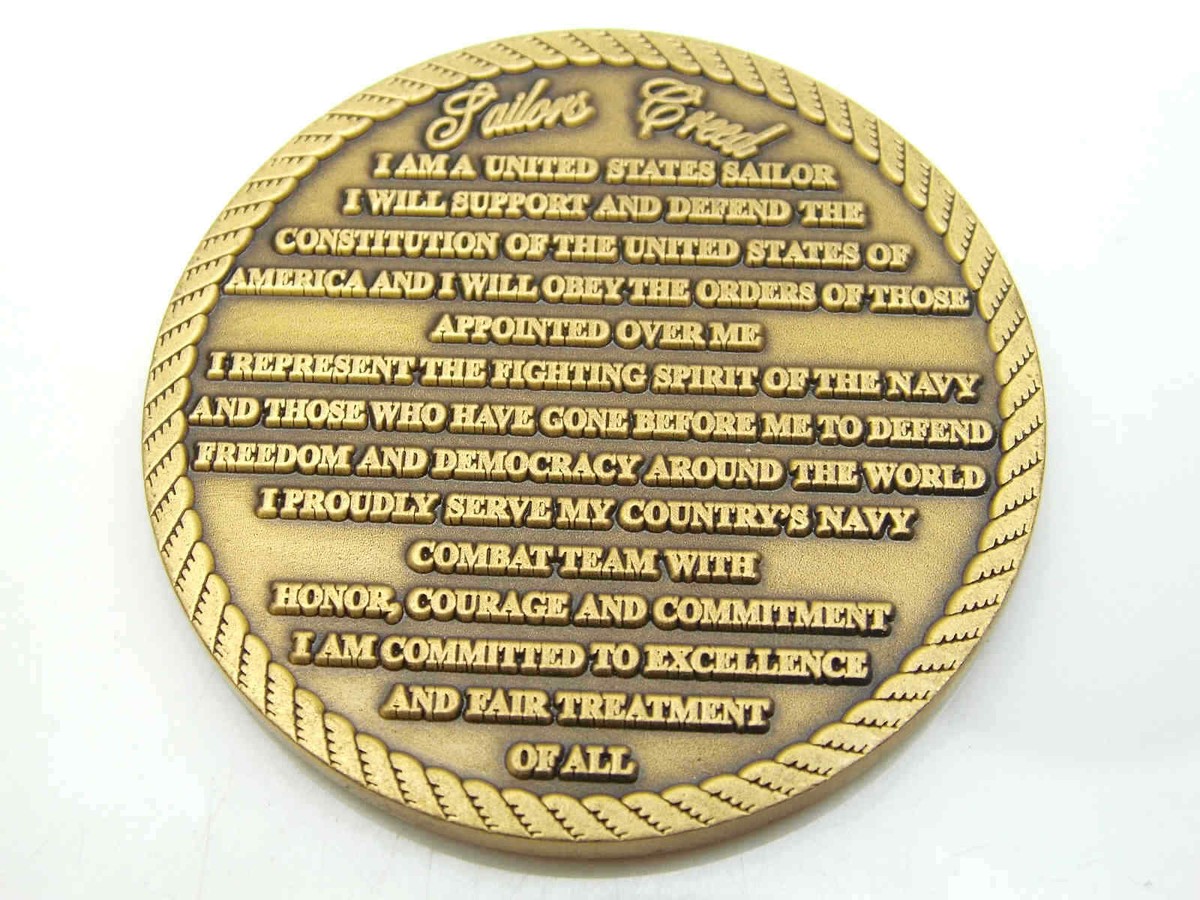 UNITED STATES NAVY CHALLENGE COIN | eBay