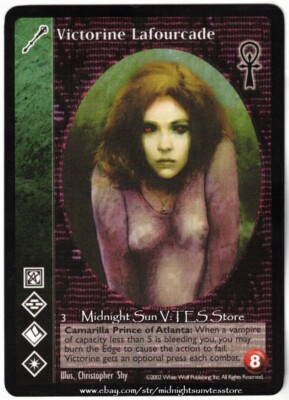 Victorine Lafourcade Ventrue Camarilla Edition V:TES VTES Vampire CCG