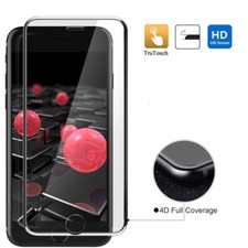iPhone 8 PLUS/7 Plus - Protector de pantalla de vidrio templado 4D cubierta completa [cristal HD