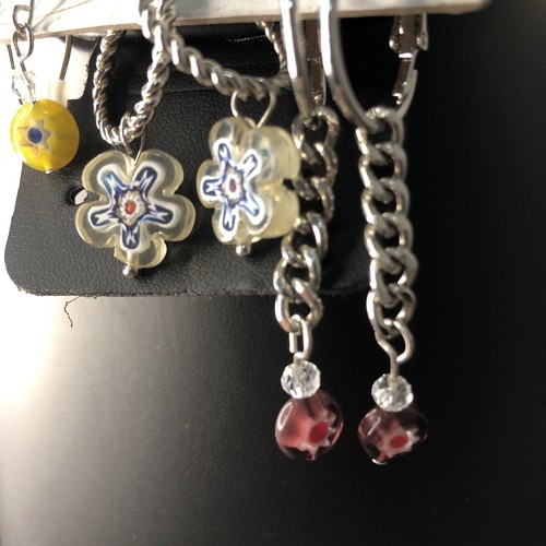 Urban Outfitters Earrings. Three Pair In Flowers And Silver - 第 2/3 張圖片