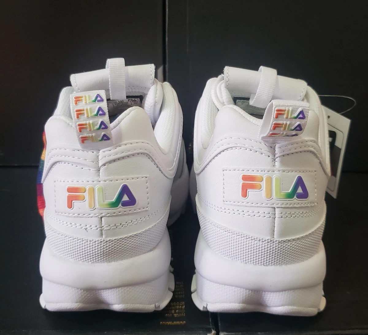 Fila hotsell rainbow trainers