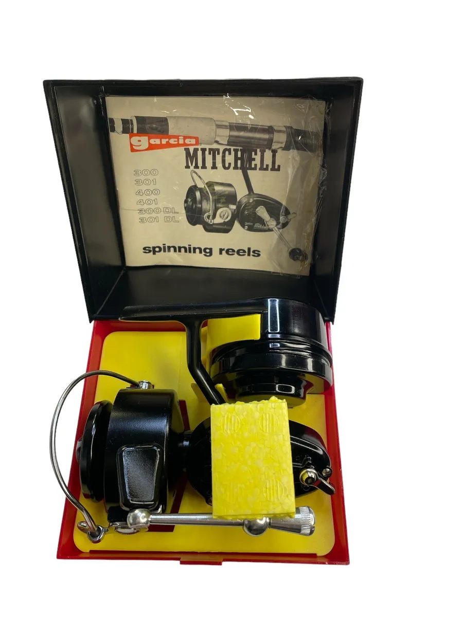 Garcia Mitchell 300 Spinning Reel Collector Condition NEW in Box