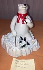 Vintage Coca Cola Polar Bear Coin Piggy Bank Ertl Company 1995