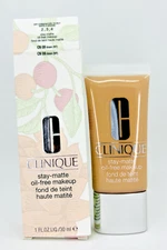 Clinique Stay-Matte Oil-Free Makeup - CHOOSE SHADE - 1fl.oz.liq/30mL