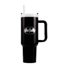 Image of Batman 40oz Tumbler - Official DC Comics Bat Symbol Insulated 1200ml Travel Mug