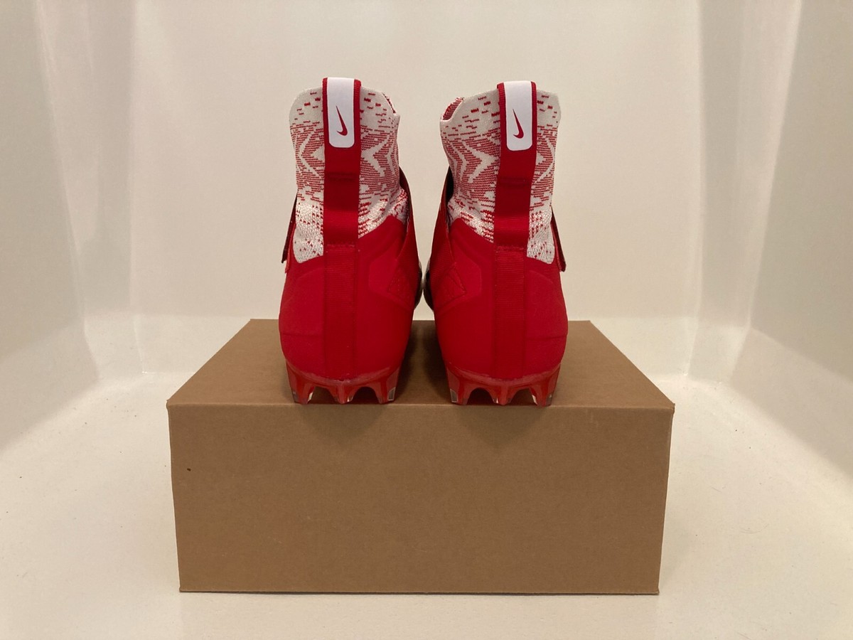 Nike Alpha Menace Elite 2 Football Cleats Red White BV2077-107 Men’s Sz 11 Rare Nike Alpha Menace Elite 2 Football Cleats Red | Mercari main image 3