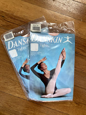 NEW Vintage DANSKIN Ballet Tights size B, never worn, in original bag