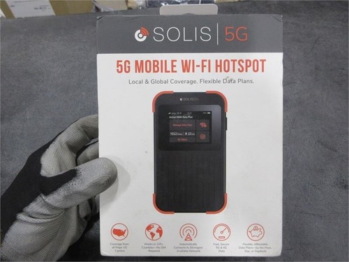 Solis 5G Mobile Hotspot - Local & Global Coverage Router w/ Lifetime Data Plan - Picture 10 of 11